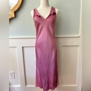 Giorgio Armani Vintage Italian Silk Orchid Dress
